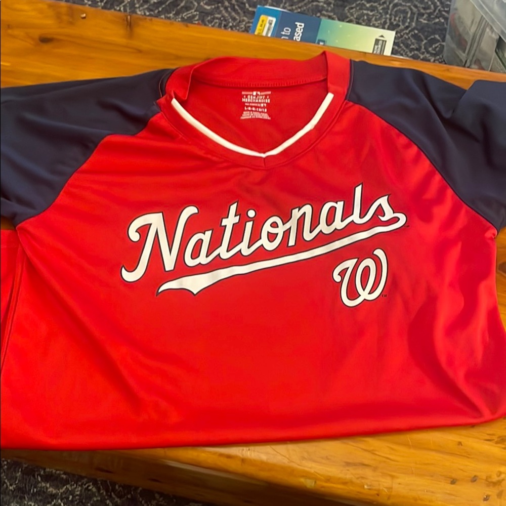 Majestic Nationals Red Kids Shirt